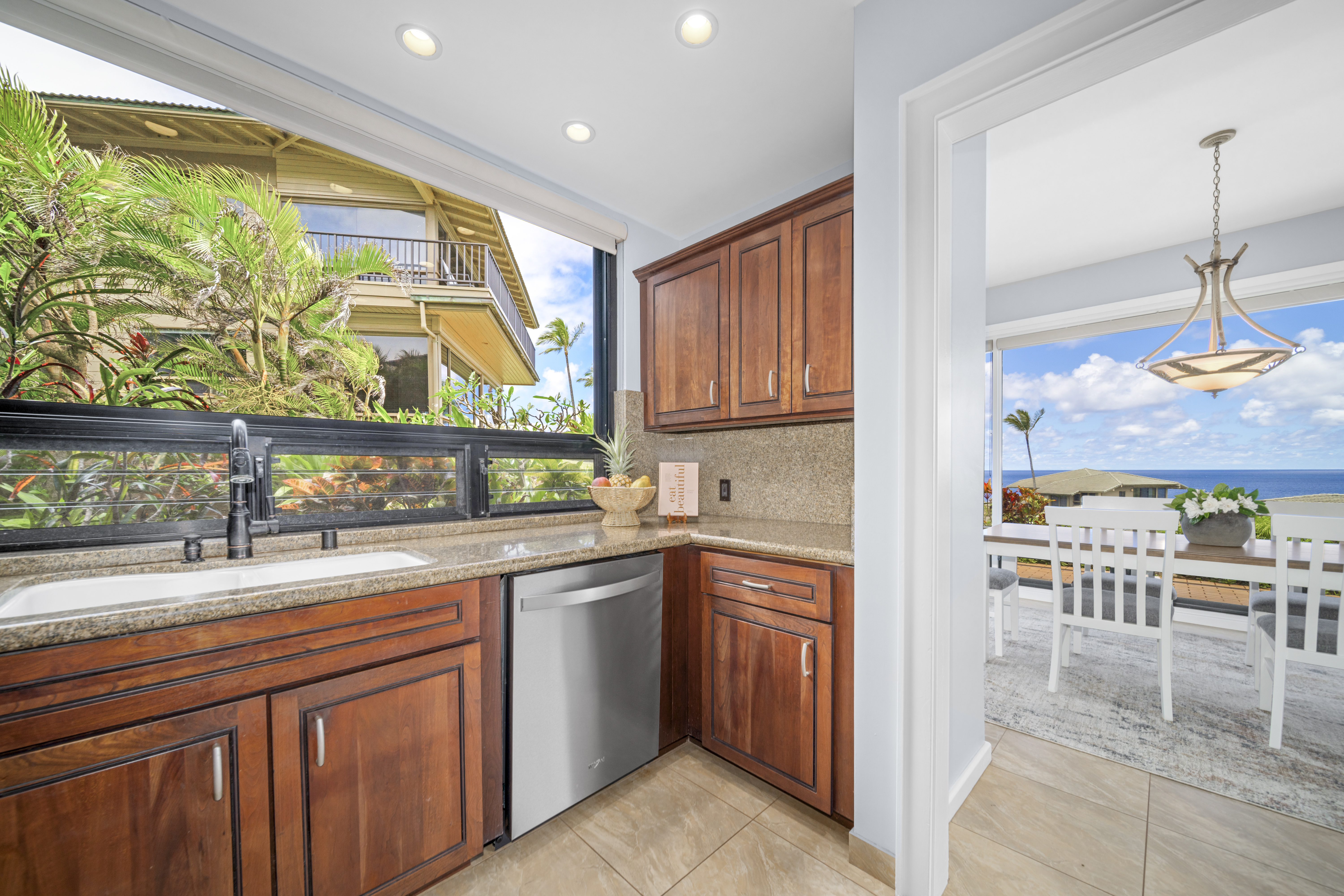 An Ocean View from the Kitchen
